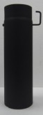Trubka s klapkou 0,5m  130mm černá