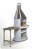 NORMAN Dřevěný odkladací stolek Arcus šedý