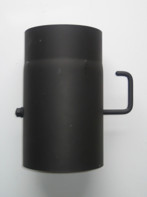 Trubka s klapkou 0,25m 160mm černá