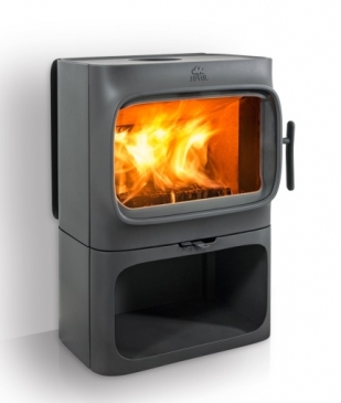 Jotul F 305 R CB BP B - černý lak, litinový podstavec;