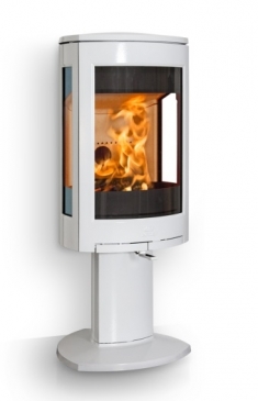 Jotul F 373V2 BP Advance - bílý smalt, litinová noha