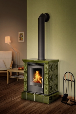 Abx Helvetia KP I. kachlový sokl s výměníkem 6.9kW - zelené