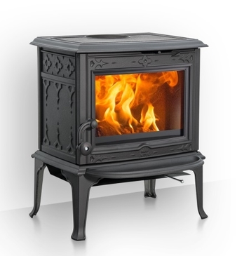 Jotul F 100 ECO.2 CB LL SE BP - dlouhé nohy,černý lak,bez příček